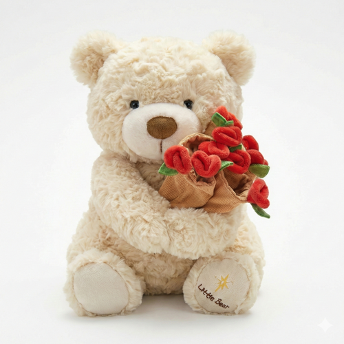 KocoMiś - Miś z bukietem